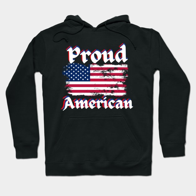 Proud American Presidential Election 2024 Patriotic Citizen Politics Hoodie by Bennybest